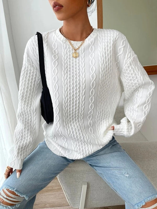 Women's Casual Round Neck Hoodie