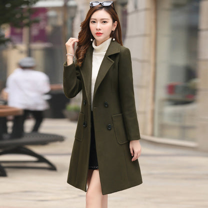 Vintage Knee-length Coat