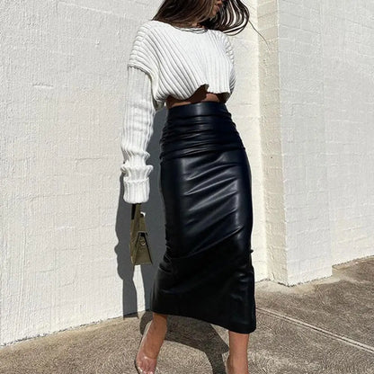 Skinny Luxury Pencil Skirt