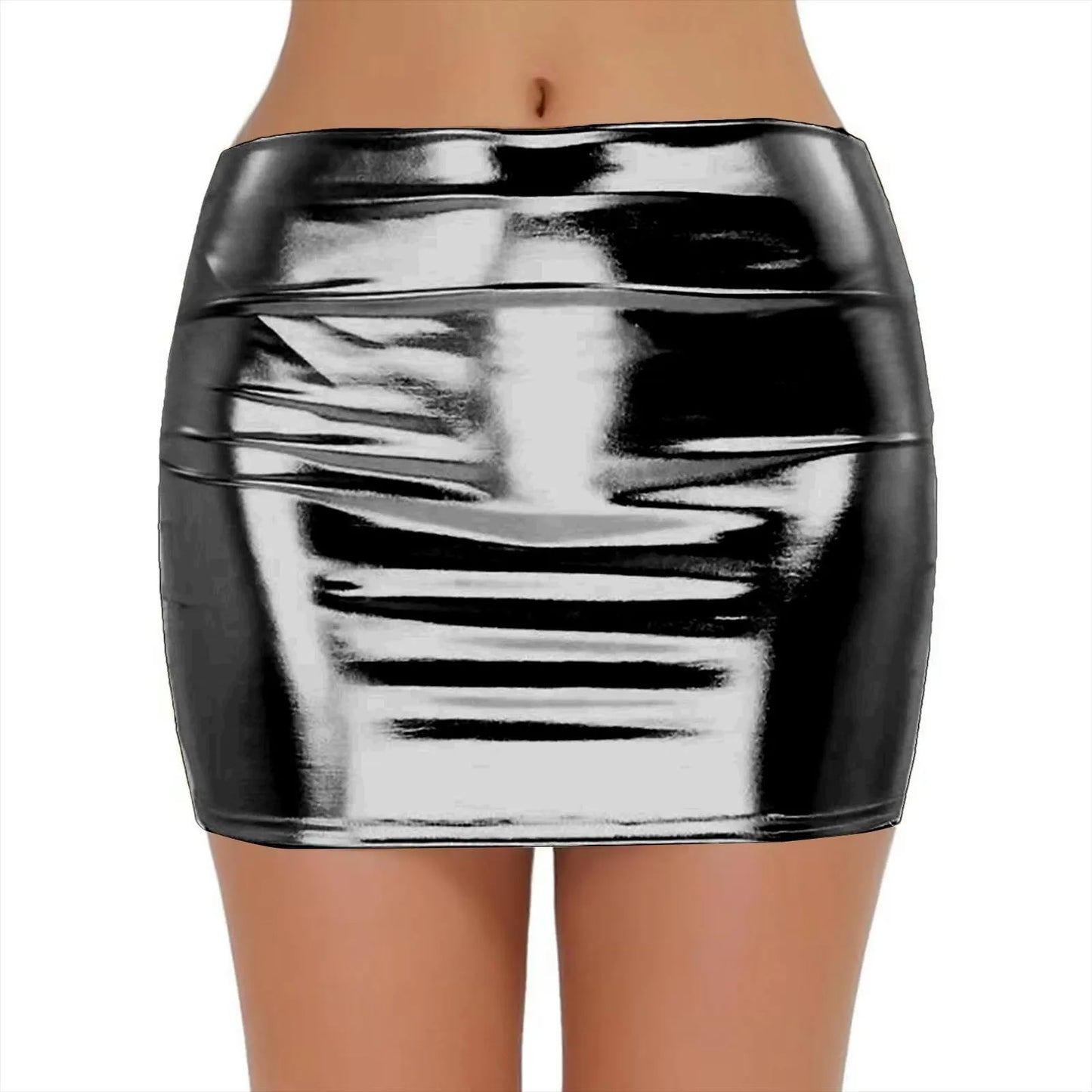 sexy pu leather short