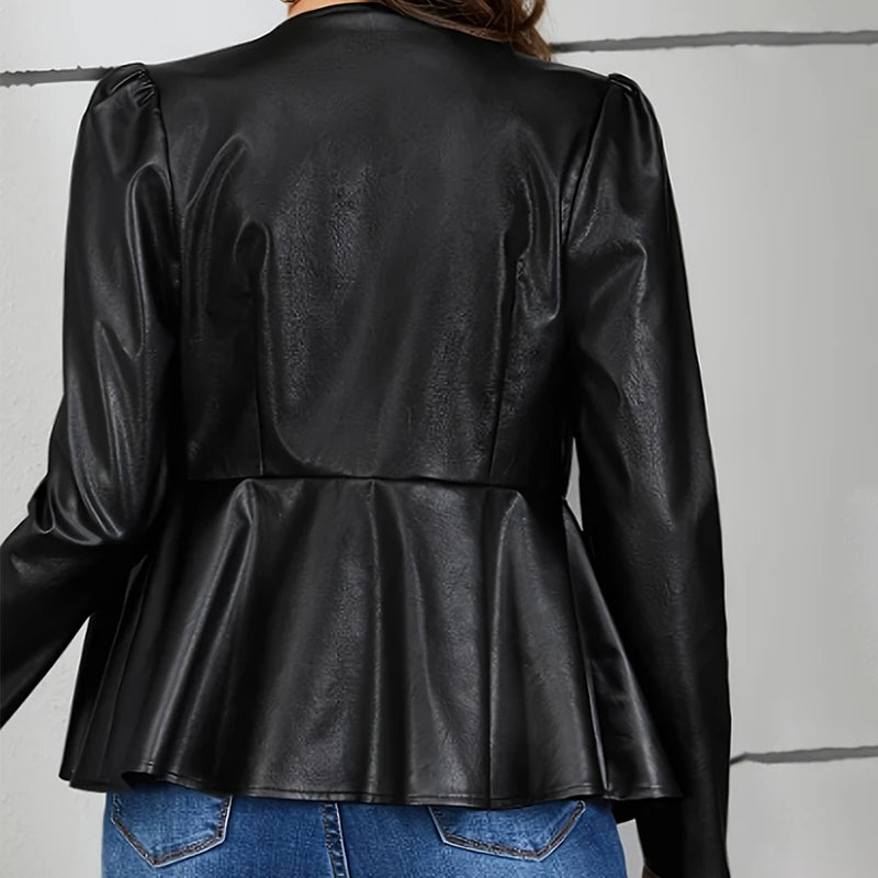 vintage leather bomber jacket