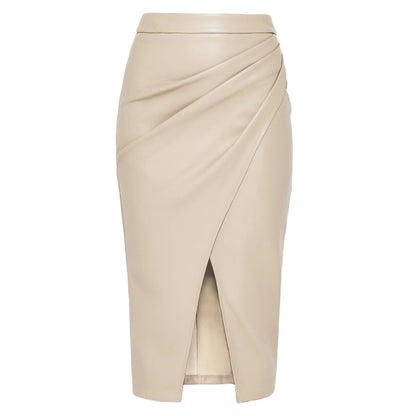 Women's PU Leather Skirt