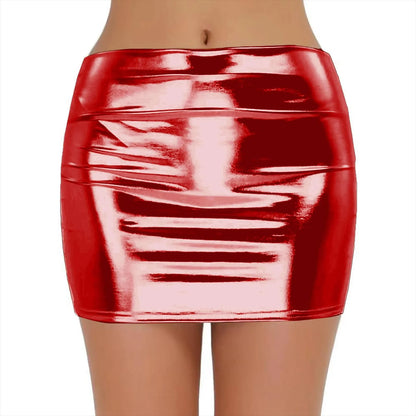 Sexy PU Leather Short